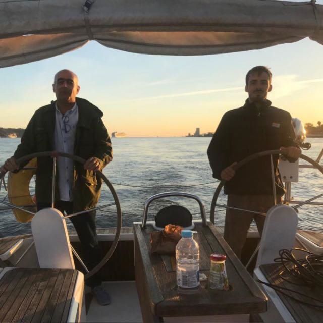 Momentos de navegação com o meu filho